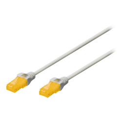 DIGITUS Professional - Cavo patch - RJ-45 (M) a RJ-45 (M) - 2 m - UTP - CAT 6a - senza alogeni - grigio