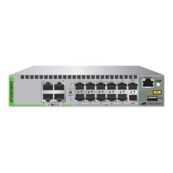 Allied Telesis AT XS916MXS - Switch - L2+ - gestito - 4 x 100/1000/10000 + 12 x 10 Gigabit SFP+ - desktop, montabile su rack, m