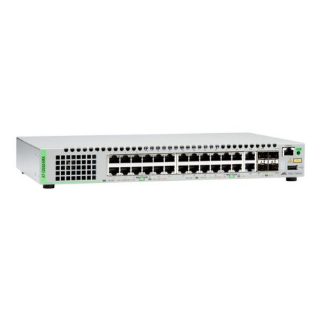 Allied Telesis CentreCOM AT-GS924MX - Switch - gestito - 24 x 10/100/1000 + 2 x combo Gigabit SFP + 2 x 10 Gigabit SFP+ - deskt
