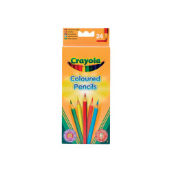 Crayola - Pastello colorato - colori assortiti (pacchetto di 24)