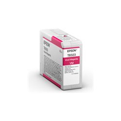 Epson T8503 - 80 ml - magenta Vivid - originale - cartuccia d'inchiostro - per SureColor P800