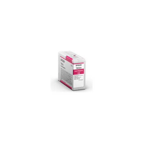 Epson T8503 - 80 ml - magenta Vivid - originale - cartuccia d'inchiostro - per SureColor P800