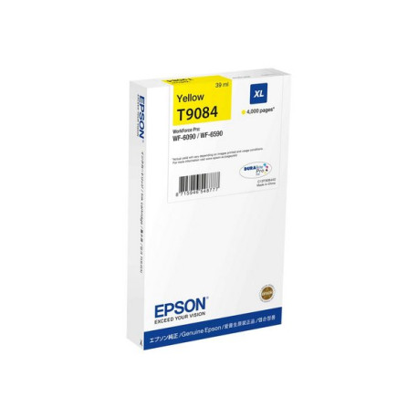 Epson T9084 - 39 ml - misura XL - giallo - originale - cartuccia d'inchiostro - per WorkForce Pro WF-6090, WF-6590