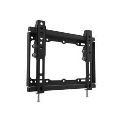 equip - Kit montaggio (staffa di montaggio, piastra scorrevole) - per display LCD - plastica, acciaio inossidabile - nero - dim