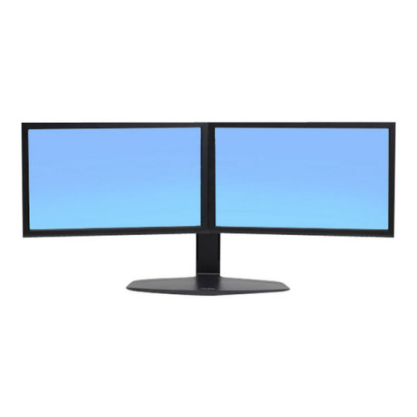 Ergotron Neo-Flex - Supporto - per 2 display LCD - nero - dimensione schermo: fino a 24" - desktop