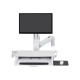 Ergotron StyleView - Kit montaggio (supporto per mouse, poggiapolso, supporto per scanner codici a barre, adattatore VESA, staf