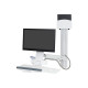 Ergotron StyleView Sit-Stand Combo System - Kit montaggio (porta tastiera, supporto CPU a parete, braccio monitor regolabile) -