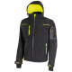 Giacca da lavoro Space - taglia L - PE/spandex - nero/giallo - U-Power