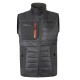 Gilet Wall - taglia L - PE - grigio/arancio - U-Power