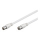 Goobay - Cavo antenna - connettore IEC maschio a connettore IEC femmina - 1.5 m - coassiale con rivestimento doppio - 85 dB - b