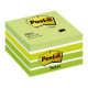 Cubi Post-it Pastello 2028-G - - 76x76 mm Fg. 450 colori verde pastello verde neon verde ultra (x2) bianco (x3) (Conf. 1)