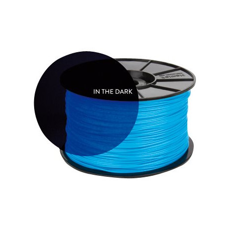 Hamlet - Blu, blu fluorescente - 1 kg - filamento ABS (3D) - per Hamlet HP3DX100