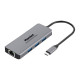 Hamlet HDKC-PD200A - Docking station - USB-C - HDMI - GigE