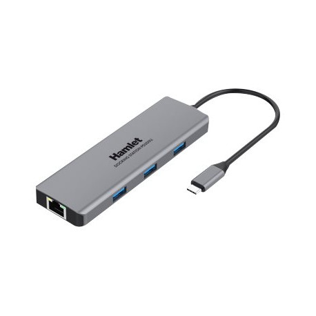 Hamlet HDKC-PD200U - Docking station - USB-C - HDMI - GigE