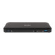 Hamlet HDOCKS600C - Docking station - USB-C 3.2 Gen 2 - HDMI, 2 x DP - GigE