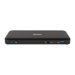 Hamlet HDOCKS600C - Docking station - USB-C 3.2 Gen 2 - HDMI, 2 x DP - GigE