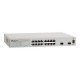 Allied Telesis AT GS950/16 WebSmart Switch - Switch - gestito - 16 x 10/100/1000 + 2 x GBIC - desktop