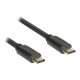 Hamlet XCUC-UC-MM18 - Cavo USB - USB-C (M) a USB-C (M) - USB 2.0 - 1.8 m - nero