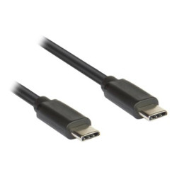 Hamlet XCUC-UC-MM18 - Cavo USB - USB-C (M) a USB-C (M) - USB 2.0 - 1.8 m - nero