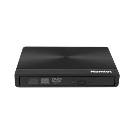 Hamlet XDVDSLIM3AC - Unità disco - DVD±RW (±R DL) / DVD-RAM - USB 3.1 Gen 1 - esterno