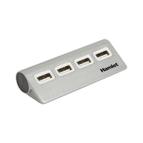 Hamlet XHUB4020AL - Hub - 4 x USB 2.0 - desktop