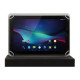 Hamlet XPADCV100BK - Flip cover per tablet - finta pelle - nero - 10"