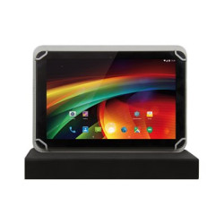 Hamlet XPADCV780BK - Flip cover per tablet - finta pelle - nero - 8"