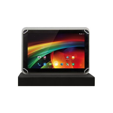 Hamlet XPADCV780BK - Flip cover per tablet - finta pelle - nero - 8"