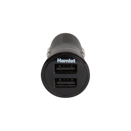 Hamlet XPW12U234 - Adattatore alimentazione per auto - 17 Watt - 3400 mA - Fast Charge (USB)