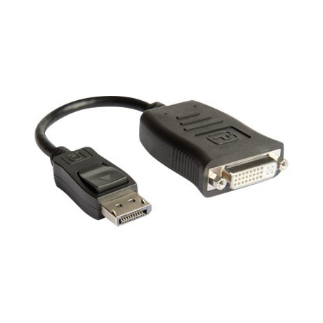 Hamlet XVADP12-DVAC - Adattatore video - DisplayPort (M) a DVI-I (F) - DisplayPort 1.2 - supporto 4K, attivo