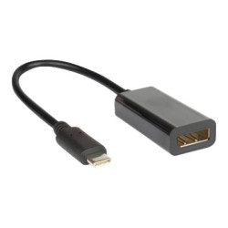 Hamlet XVAUC-DP4K - Adattatore video - USB-C (M) a DisplayPort (F) - USB 3.1 - supporto 4K