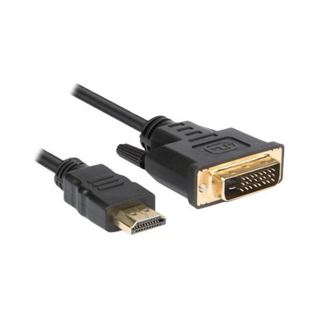 Hamlet XVCHDM-DV18 - Cavo adattatore - HDMI maschio a DVI-D maschio - 1.8 m - supporto 1080p