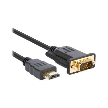 Hamlet XVCHDM-VGA180 - Cavo adattatore - HDMI maschio a HD-15 (VGA) maschio - 1.8 m - supporto 1080p