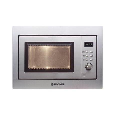 Hoover H-Microwave 100 HMG281X - Forno a microonde con grill - da incasso - 28 litri - 900 W - acciaio inossidabile