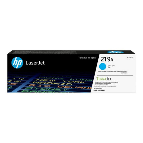 HP 219A - Ciano - originale - LaserJet - cartuccia toner (W2191A) - per P/N: 499Q6F-B19, 499Q8F-B19