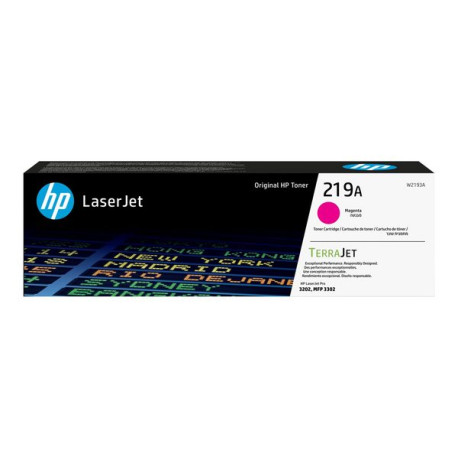 HP 219A - Magenta - originale - LaserJet - cartuccia toner (W2193A) - per P/N: 499Q6F-B19, 499Q8F-B19