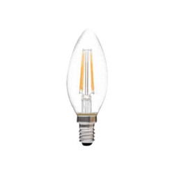 Illumia Prestige Glass - Lampadina con filamento LED - E27 - 3.7 W (equivalente 40 W) - luce bianca calda - 2700 K