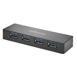 Hub - 4 porte - USB 3.0 con funzionalitA' di ricarica - Kensington