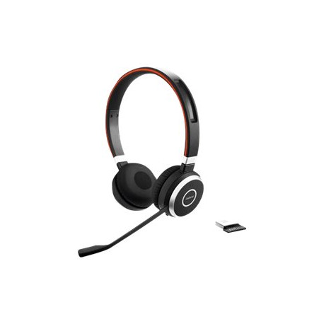 Jabra Evolve 65 UC Stereo (SME) - Cuffie con microfono - over ear - Bluetooth - senza fili - USB - isolamento dal rumore