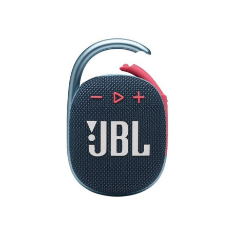 JBL Clip 4 - Altoparlante - portatile - senza fili - Bluetooth - blu, rosa