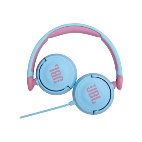 JBL Jr310 - Cuffie con microfono - on-ear - cablato - jack 3,5 mm - blu