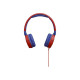 JBL Jr310 - Cuffie con microfono - on-ear - cablato - jack 3,5 mm - rosso