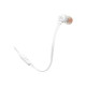 JBL T110 - Auricolari con microfono - in-ear - cablato - jack 3,5 mm - bianco