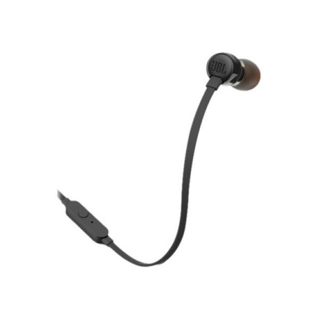 JBL T110 - Auricolari con microfono - in-ear - cablato - jack 3,5 mm - nero