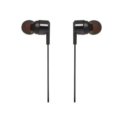 JBL T210 - Auricolari con microfono - in-ear - cablato - jack 3,5 mm - nero