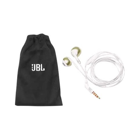 JBL TUNE 205 - Auricolari con microfono - in-ear - cablato - jack 3,5 mm - champagne gold