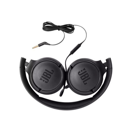 JBL TUNE 500 - Cuffie con microfono - on-ear - cablato - jack 3,5 mm - nero