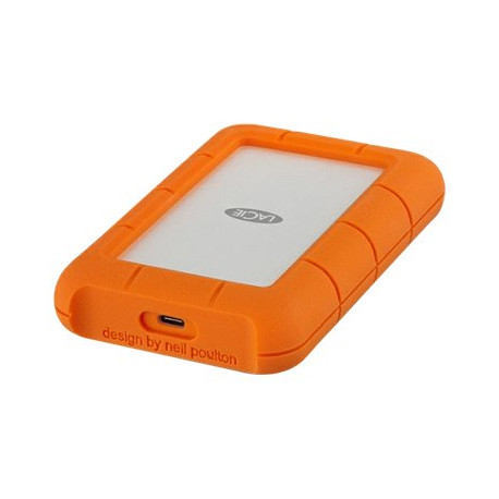 LaCie Rugged USB-C STFR5000800 - HDD - 5 TB - esterno (portatile) - USB 3.1 Gen 1 (USB-C connettore) - con Piano di Assistenza 