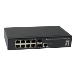 LevelOne GEL-1061 - Switch - gestito - 8 x 10/100/1000 + 2 x SFP - desktop