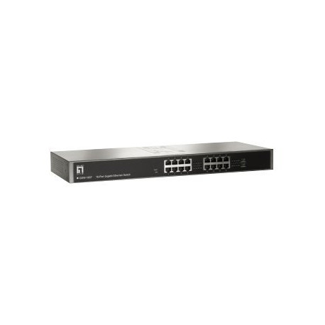 LevelOne GSW-1657 - Switch - 16 x 10/100/1000 - desktop